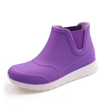Ploaie pantofi Femei Cauciuc Cizme Glezna 2020 Moda de Apă în aer liber Pantofi Student de sex Feminin Copii Casual sex Feminin Non Alunecare Cizme de Ploaie