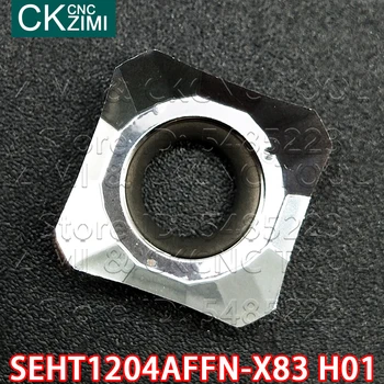 SEHT1204AFFN-X83 H01 Carbură de lama de freze insertii de aluminiu introduce instrument SEHT pentru KM12 Fata de freze Cupru aluminiu