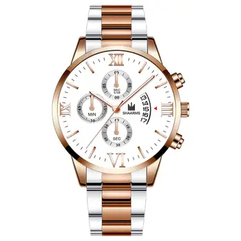 SHAARMS Numărul Roman Barbati Ceas de Lux de Afaceri Cuarț Ceasuri de Moda Prezent Ceas de mână, Bărbat Sport Ceas relogio masculino