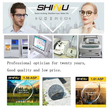 SHINU Multifocală Progresivă ochelari de Citit pentru femei lumina albastră Ochelari pentru hipermetropie Pisica ochi ochelari de citit doamnelor