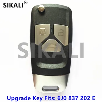 SIKALIS Cheie de la Distanță 434MHz Modernizate pentru SEAT 6J0837202E cu Cip pentru Alhambra/Altea/Ibiza/Leon/Mii/Toledo Auto Door Lock Control