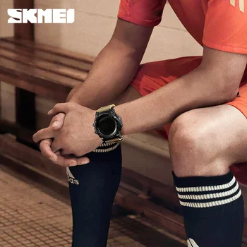 SKMEI Brand de Lux în aer liber Men Sport Chrono Ceas de Moda Numărătoarea inversă Impermeabil Ceas Militar Digitale Ceasuri Montres Homme
