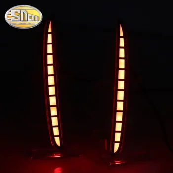 SNCN funcția Multi-Reflector cu LED-uri Lampa de Ceață Spate Lampa de Bara de protecție de Lumină Lumina de Frână Pentru toate modelele Honda Civic Hatchback 2016 2017 2018