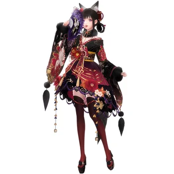 Strălucește Cald Cosplay Costum Femeie Superba Rochie Kimono Japonez Joc Cosplay Seturi