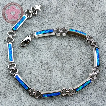 SZ0062 Fierbinte de Vânzare Real Argint 925 Bratari Albastru Opal Bijuterii Fine la Modă pentru Femei Brățări de Prietenie pentru Doamna