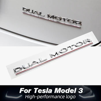 Tesla Model3 coada de mașini scrisoare eticheta Pentru Tesla 3 accesorii coada autocolant 2017-2020 Tesla Model trei tesla model Y tesla model X