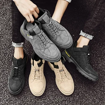 Transfrontaliere din piele pantofi de jogging rezistent la uzura casual, pantofi ușoare și confortabile pantofi de sport Zapatillas de deporte