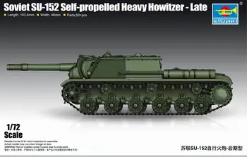 Trompetistul 1/72 07130 Sovietic SU-152 Autopropulsate Grele Ho witzer