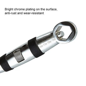 Universal Cheie 23 In 1 Set de Chei Clichet Cheie Reglabilă 7-19mm CR-V Cheie Flexibil Multitool Instrument de Mână Pentru Reparații Auto