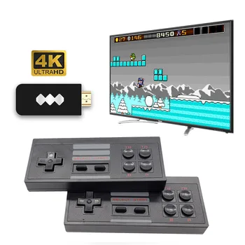 USB Wireless Handheld TV Consolă de jocuri Video Construi În 620/818 Joc Clasic de 8 Biți Video Mini Consola de Sprijin AV/HDMI Ieșire