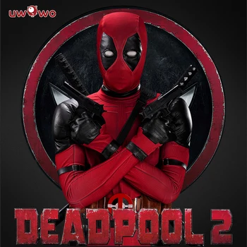 UWOWO Flash Deadpool Cosplay Costum Wade Winston Wilson Body Deluxe Set Complet de Piele Costume de Halloween Cosplay