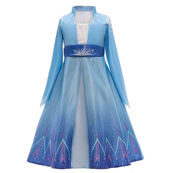 Vara Fata Mica Printesa Rochie Copii Albastru Fantezie Cosplay Costum De Balet Pentru Fete Ziua De Nastere Copii Haine De Petrecere