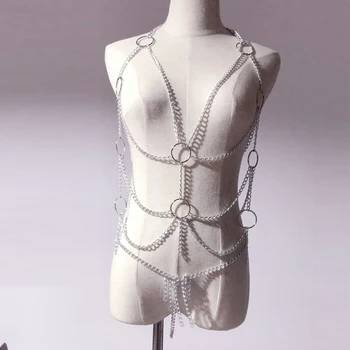 VATINE Metal Lanț Îmbrăcăminte de Rol Exotice Seturi de Jucării Sexuale pentru Femei Exotice Îmbrăcăminte Costume pentru Adulti Produse de Lenjerie Erotica
