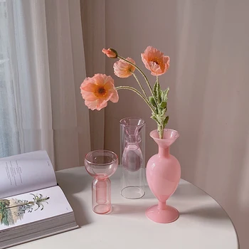 Vaza de sticla pentru Flori Floare de Sticlă de Artă Decorativă din Sticlă Decor Acasă Vaza pentru Petreceri Piscine Terase Nunta
