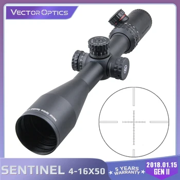 Vector Optica Sentinel 4-16x50 domeniul de Aplicare Pușcă de Vânătoare Tactice Riflescope Șoc Dovada .223 & Airgun Focus 10 Yds R&G Iluminare