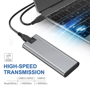 VODOOL M2 SSD Cazul M. 2 USB3.0 de unitati solid state Hard Disk Extern Disc Cutie de unitati solid state SATA B M+B Cheie SSD Cabina de M. 2 2230 2242 2260 2280