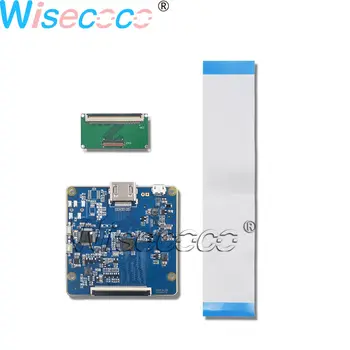 Wisecoco 3.4 inch 800*800 circular rotund display IPS LCD panel + PCAP ecran tactil + 39 ace MIPI la HDMI de pe placa de control