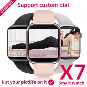 X7 ceas inteligent IWO smartwatch 2021 Bărbați Femei brățară Inteligent Call Rata de Inima Pedometru Ceasuri pk X6 W26 T600 W46 DT36 M1 amazfit