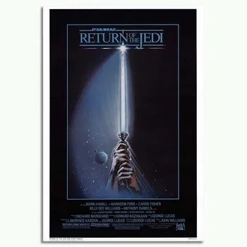 Întoarcerea lui Jedi Film Postere de Arta de Imprimare 12x18 20x30 Cm Pe Mătase Frabic Poza Perete Pentru Camera de zi Decor Acasă