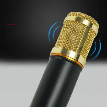 микрофон bm 800 Microfon Condensator de Studio de Înregistrare Kituri bm800 Karaoke Microfon pentru Calculator bm-800 Stand de Microfon cu Phantom Power